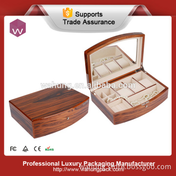 custom wooden jewelry gift packaging box
